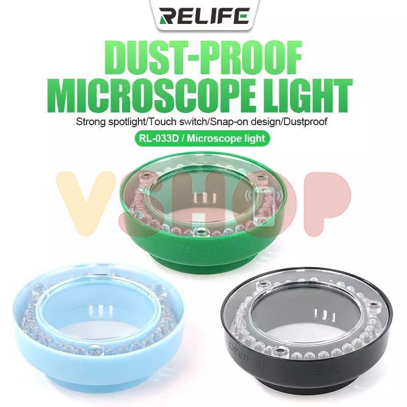 DUST-PROOF MICROSCOPE LIGHT - LAMPU LED MIKROSKOP RELIFE RL-033D