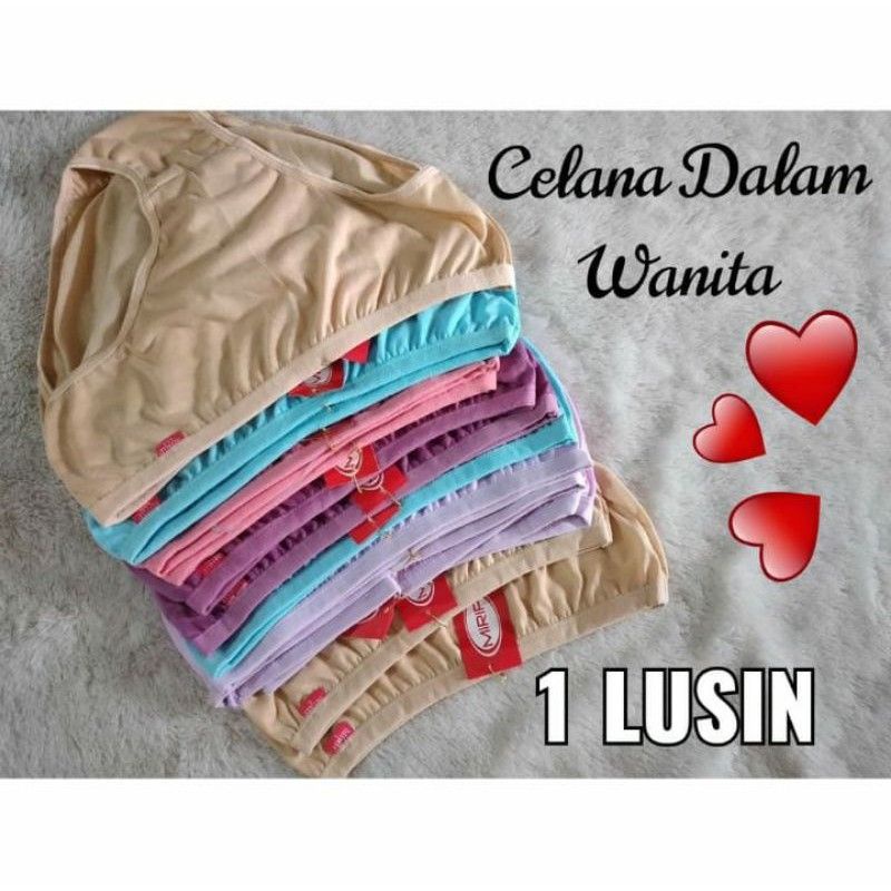 [BISA COD]CELANA DALAM JUMBO WANITA 1 LUSIN