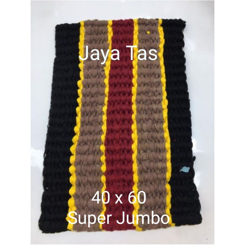 keset mutiara jumbo 40*60/keset rajut/keset anyam