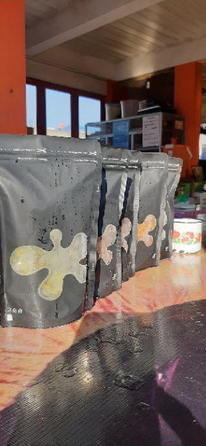 Standing Pouch Window Hitam Doff 250gr (13x20,5cm) Zipper - 100pcs