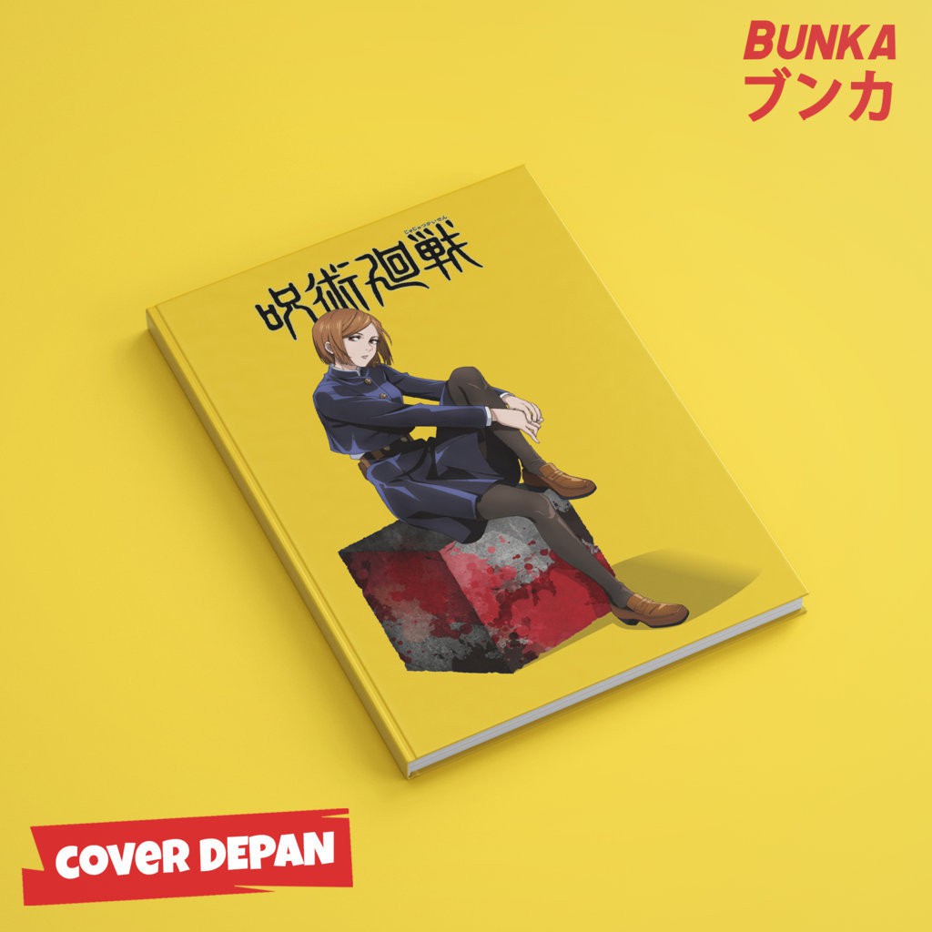 

Notebook Anime Jujutsu Kaisen Nobara Kugisaki Hardcover A5 Buku Tulis Catatan Notes Agenda Planner
