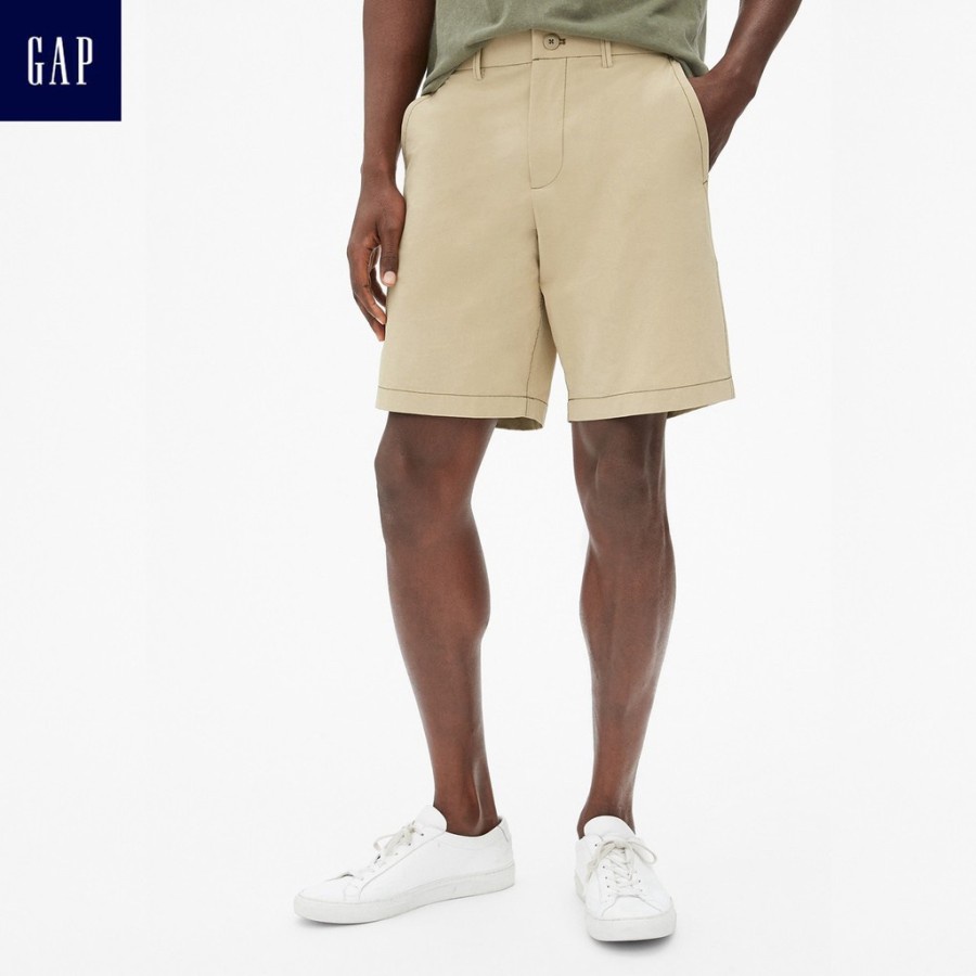 Celana Pendek GAP Hybrid StretchTech Shorts Khaki Original Pria Golf