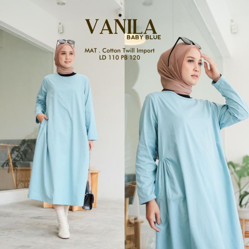 VANILA GAMIS MIDI TERBARU BY SAZO