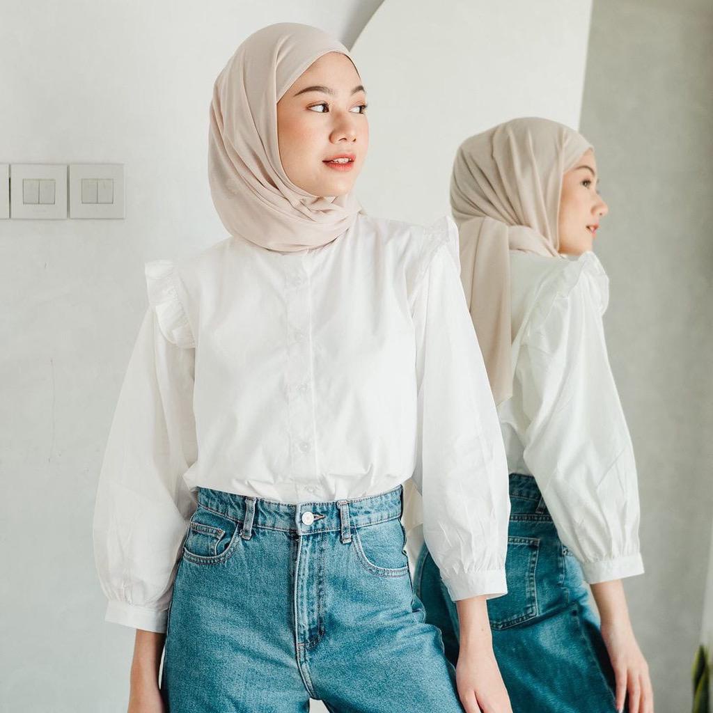 1KG MUAT 5PCS | CIA BLOUSE COTTON RUFFLE HITS OOTD SELEBGRAM FASHION GROSIR WANITA