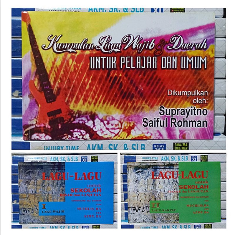 Jual BUKU LAGU WAJIB - LAGU RAKYAT - LAGU WAJIB DAN DAERAH UNTUK
