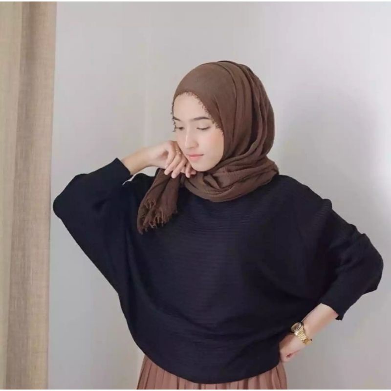 SWEATER | LASPERAL RAJUT BATWING /BLUSE WANITA RAJUT //ATASAN WANITA /BAJU KELELAWAR PREMIUM/BAJU RAJUT PREMIUM