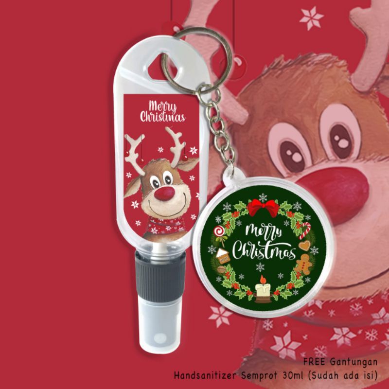 HAND SANITIZER NATAL RUSA TANDUK/SOUVENIR HAND SANITIZER NATAL