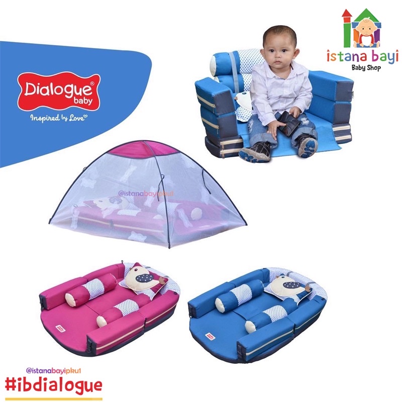 Dialogue Kasur Bayi Sofa + Kelambu Birdie Series - Kasur bayi DGK 9112