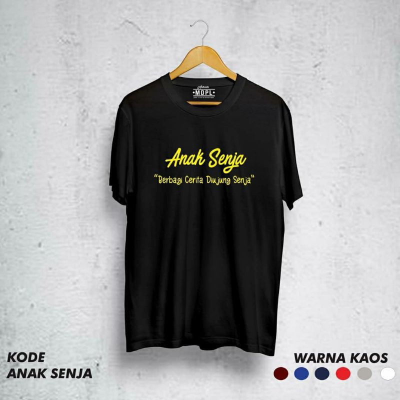 ANAK SENJA Kaos Gunung Traveler Pendaki Atasan