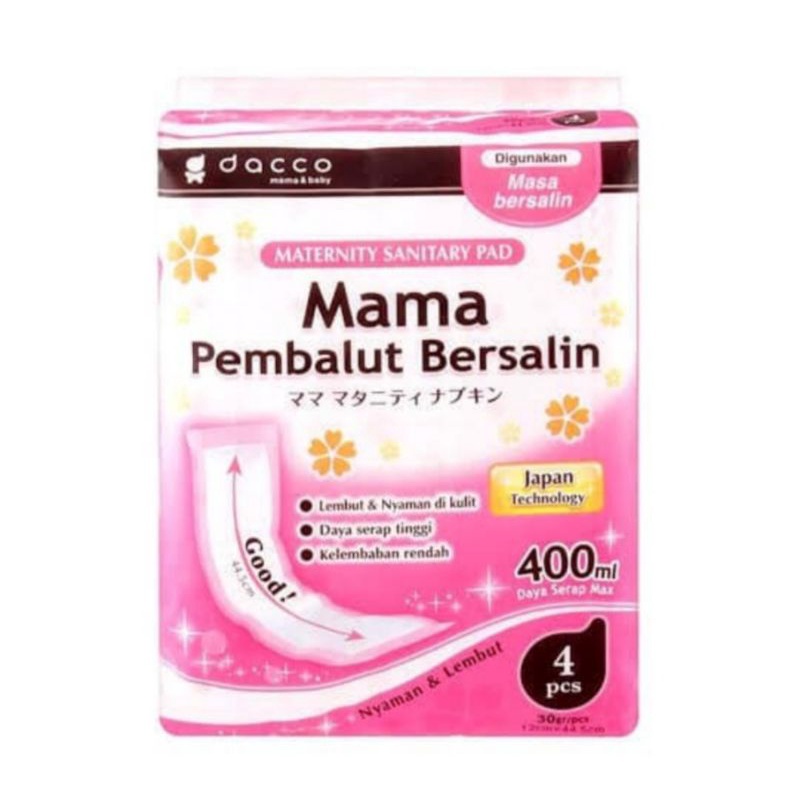 Mama pad pembalut bersalin isi 4pcs