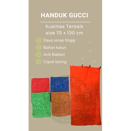 handuk gucci dewasa