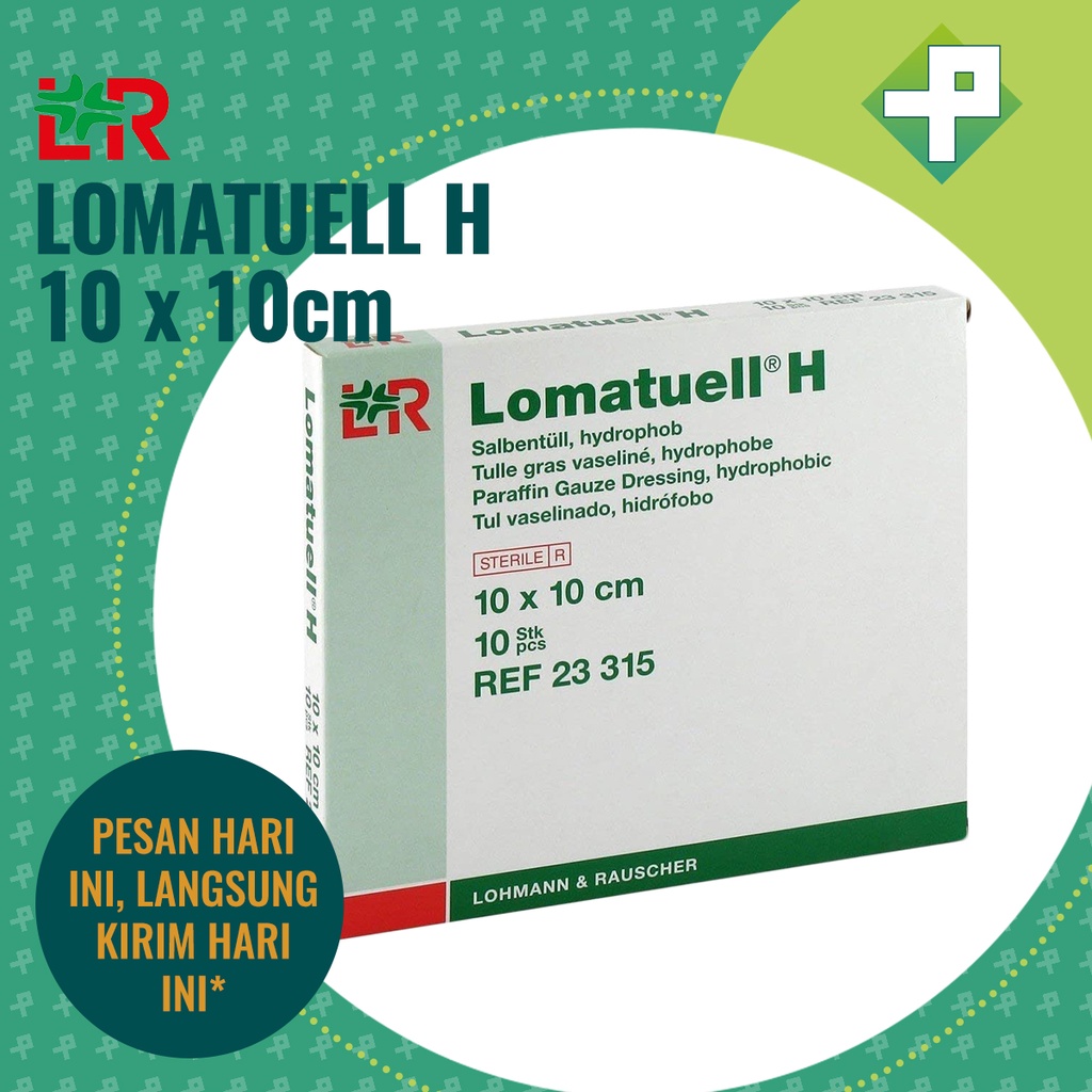 Lomatuell H 10x10cm / Kasa Penutup Luka / Sterile Gauze Pcs