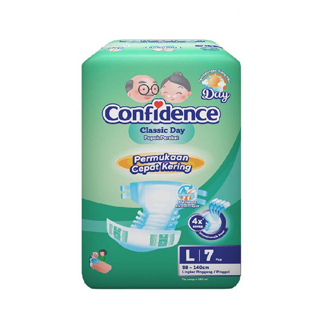 Confidence Classic Day L7 - Confidence Popok Perekat Classic L 7