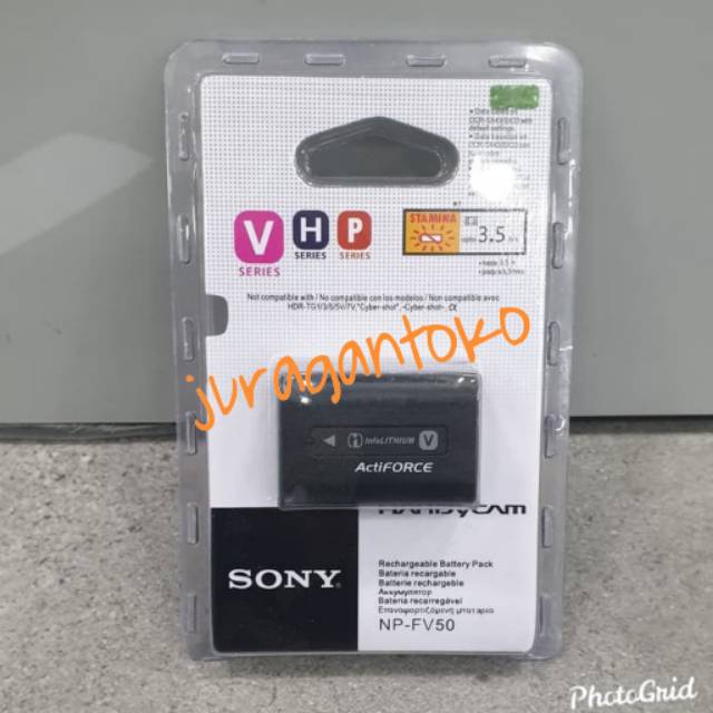 Baterai Handycam SONY HDR-PJ200| PJ230| PJ260| PJ380| PJ430| PJ650| PJ790