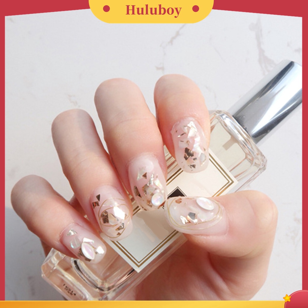 Huluboy Huluboy♡ Payet Kuku Bentuk Irregular Untuk Dekorasi Manicure Wanita