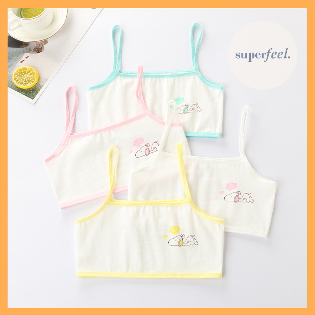 SFL MINI SET ANAK KECIL LUCU LATIHAN MINISET PEREMPUAN KATUN REMAJA SEKOLAH BH WANITA 815