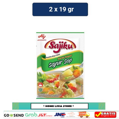 

Sajiku Bumbu Sayur Sop 2 x 19 gr