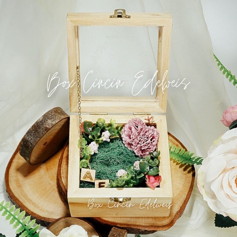 RING BOX/ RING BEARER/ KOTAK CINCIN/ BOX 10X10