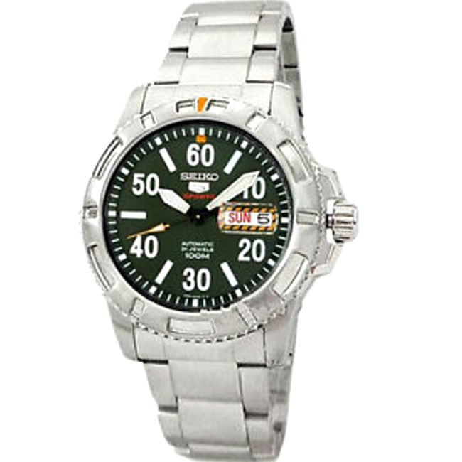 Seiko 5 Sports SRP215K1 Automatic Green Dial | Jam Pria SRP215