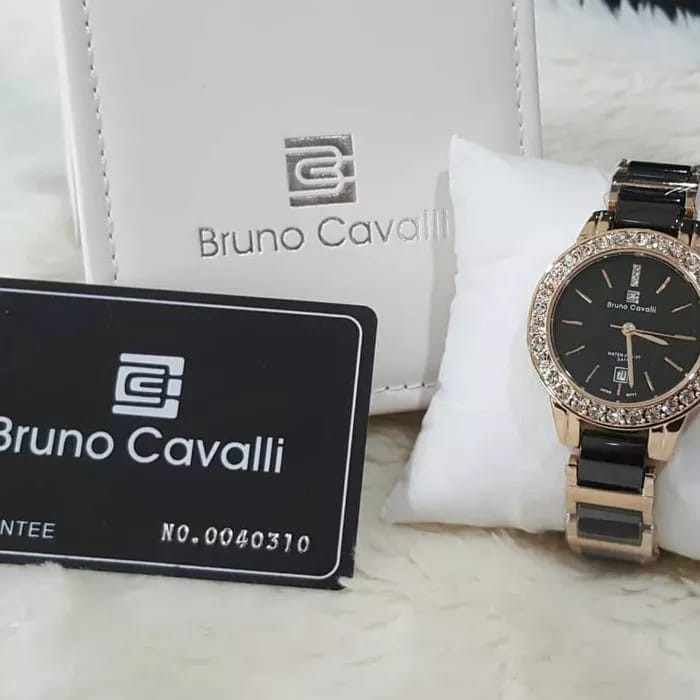 JAM TANGAN KERAMIK WANITA ORIGINAL BRUNO CAVALLI 1857