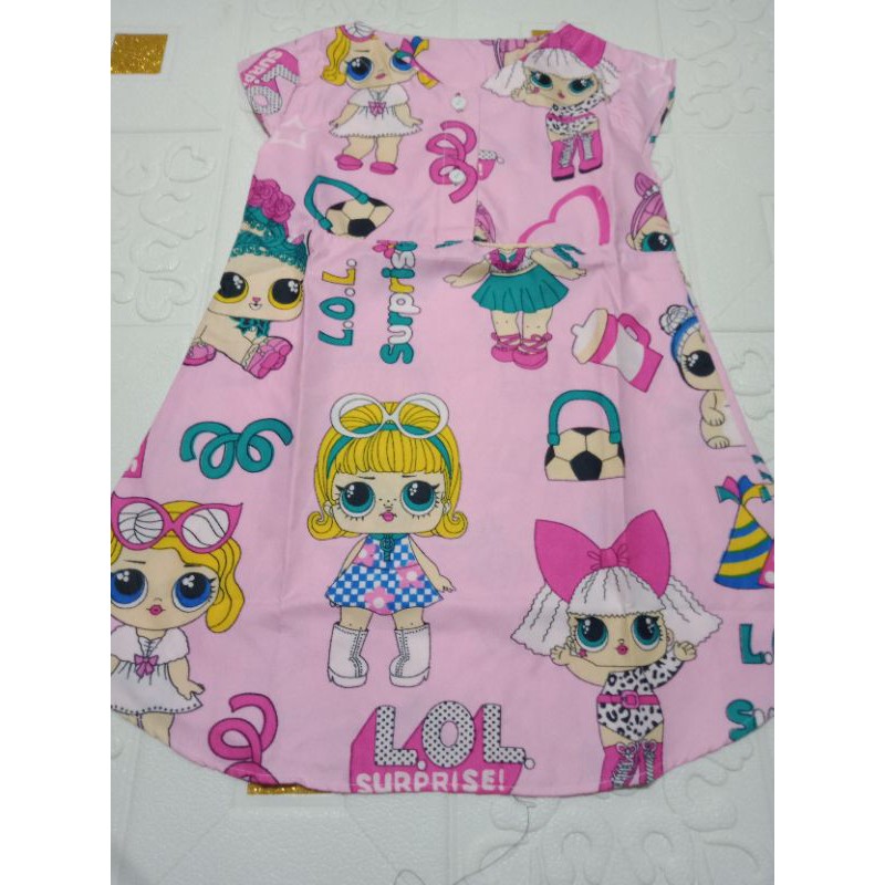 Piyama daster anak 0-4 tahun / daster piyama anak katun motif