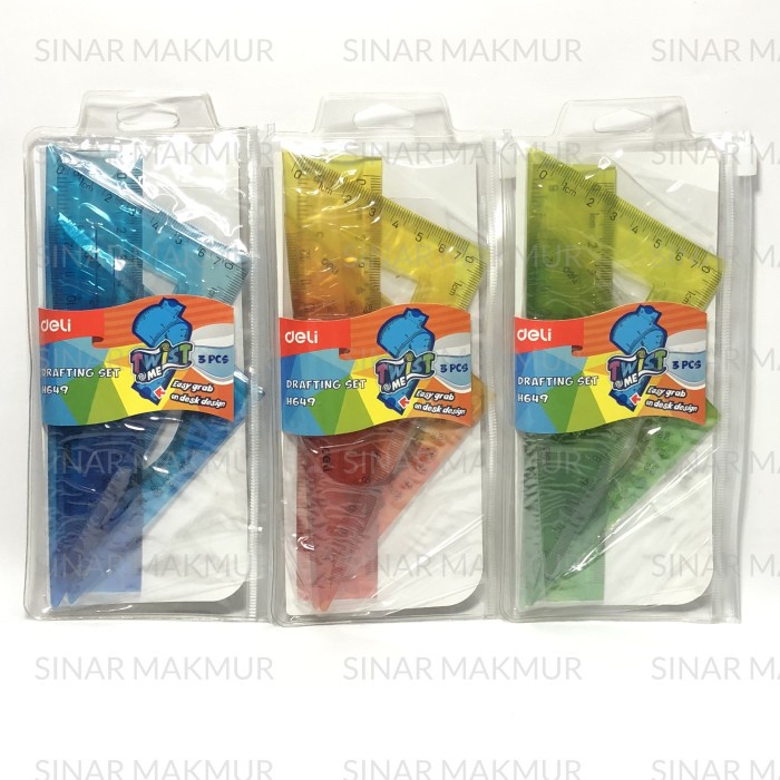 

Update Drafting Set / Penggaris Set Deli H649 (Set) Bagus