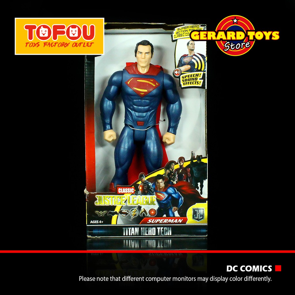 Action Figure Superman Justice Titan Hero Tech MURAH KEREN