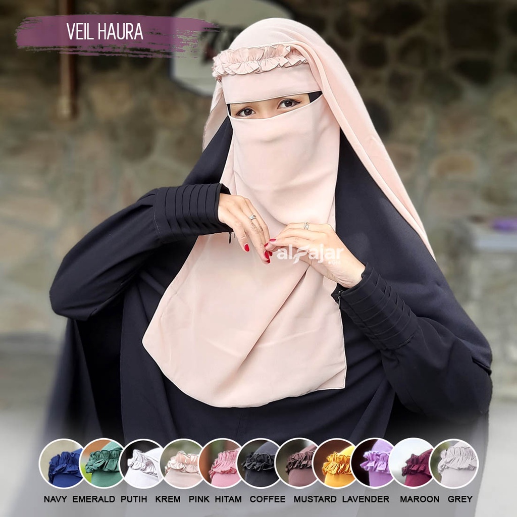 CADAR Veil HAURA Dua Layer by Alfajar