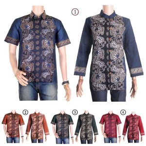 Sarimbit/couple Batik Kemeja-blus Sabrina (Sepasang)