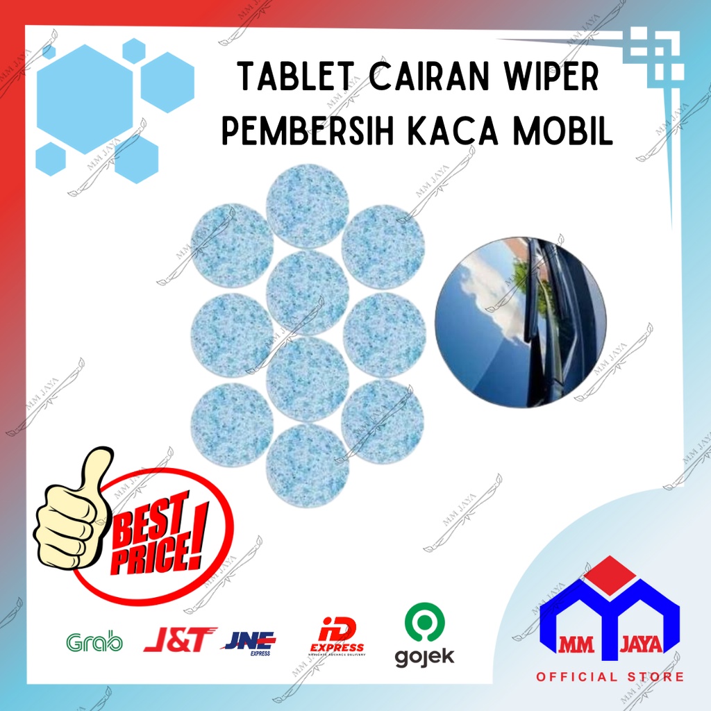 Cairan Wiper Pembersih Kaca Mobil / Tablet Cairan Wiper Pembersih Kaca Mobil