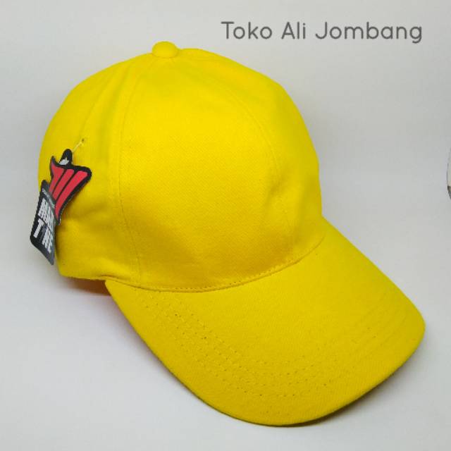 Topi Rafel Polos Kuning