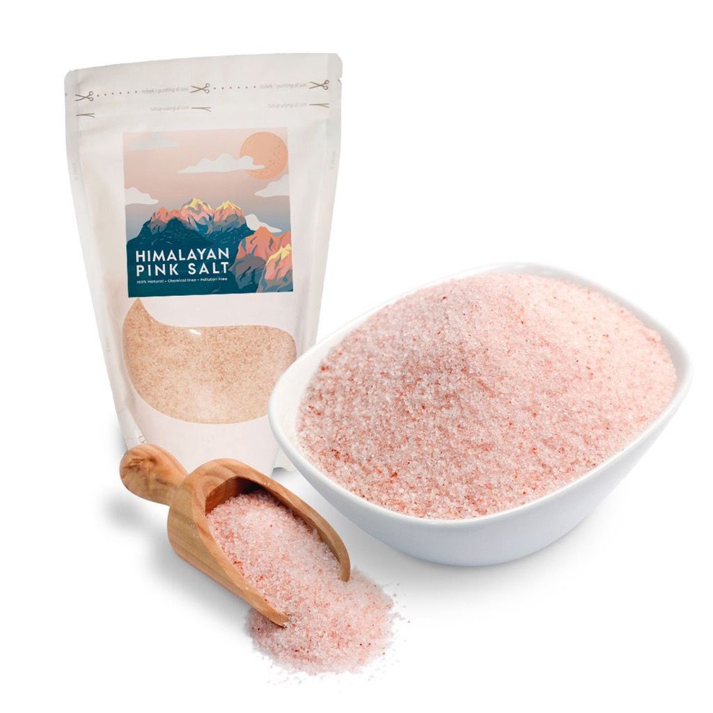 

Garam Himalaya jidah store Original premium non refinasi Natural Pink Salt Himalayan Salt asli
