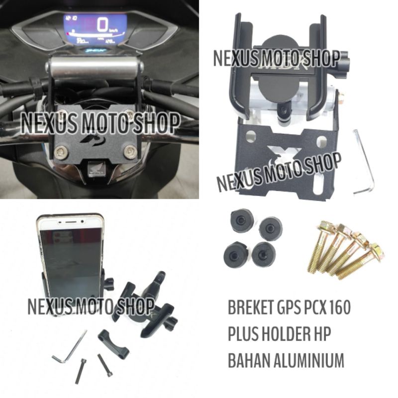 breket gps pcx160 holder hp gps pcx160 breket plus holder hp pcx 160