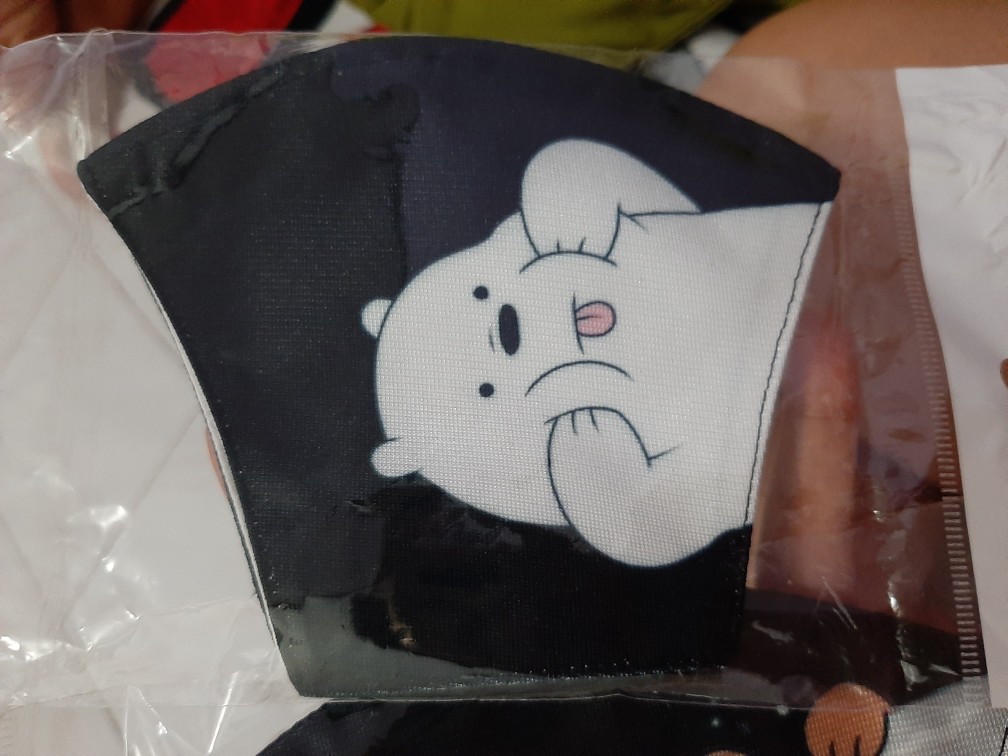 Masker Kain We Bare Bear - Ice Bear
