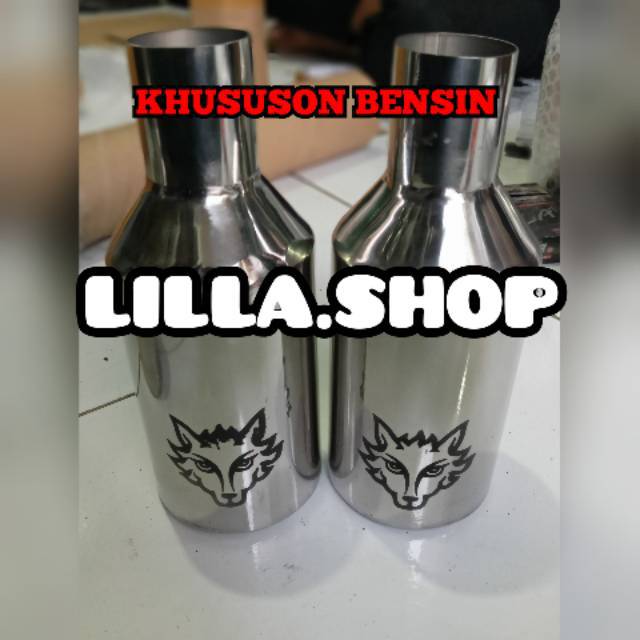 Knalpot srigala khusus mobil BENSIN