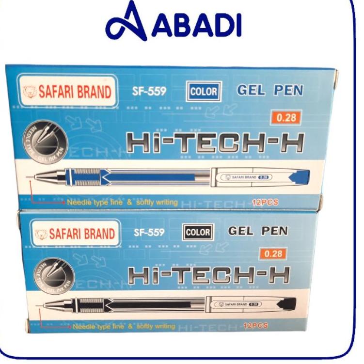 

TERMURAH Bulpen Hitech-H Safari Pen Gel Bolpoin (1pak = 12pcs) 2877 ぅ
