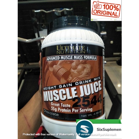 (Bonus Shaker/Sample) Ultimate Nutrition Muscle Juice 2544 bukan revolution 4.96 / 5 Lbs (BPOM)