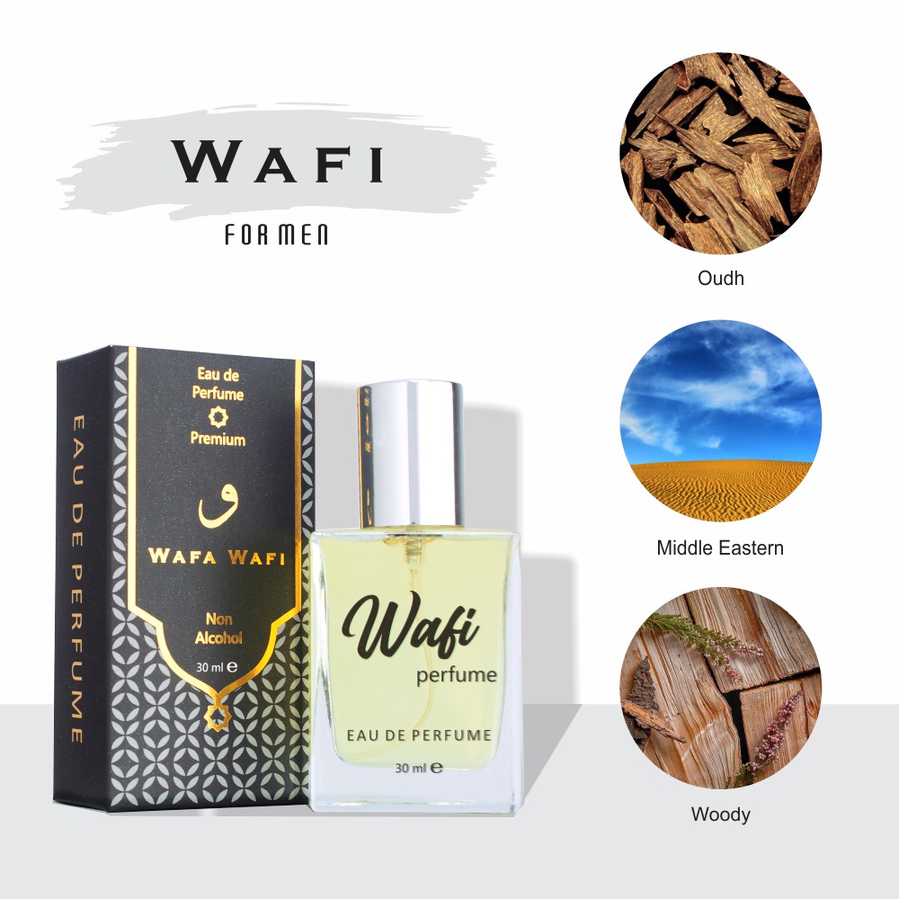 Parfum Ibadah / Parfum Couple Wafa Wafi Non Alkohol Buy 1 Get 4