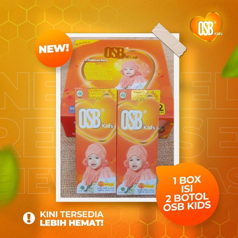 

KEMASAN BARU! OSB KIDS ISI 2 BOTOL NUTRISI OTAK ANAK