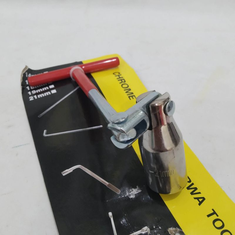 Socket Wrench Kunci Sok t untuk busi fleksibel 16mm 16 mm