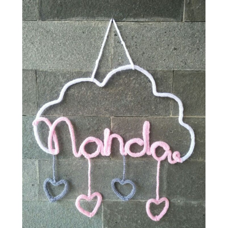 

Simple name w/ cloud and love