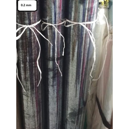 ♥ Plastik Mica / Plastik Mika Bening LENTUR Tebal 0.3 mm Lebar 140 cm ➵