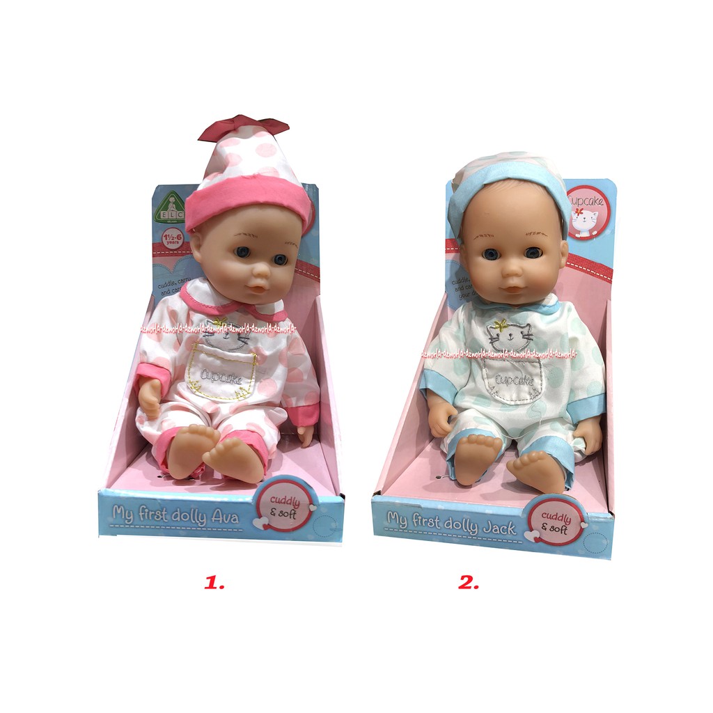 ELC My 1st Dolly Jack Cuddly &amp; Soft Perfect From Birth Boneka 30cm dan cocok dari 18 bulan