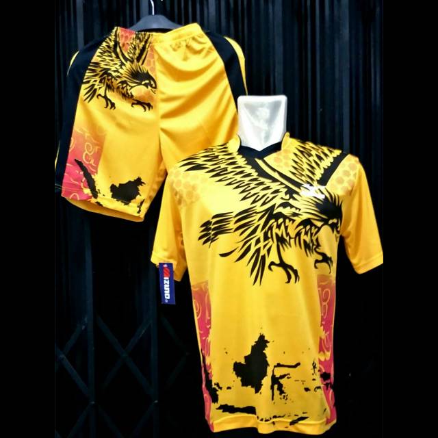 Jersey Volly Mizuno Elang Peta KUHI / Baju Voli / Kostim Tim /  Kaos Setelan Olahraga Volley Ball