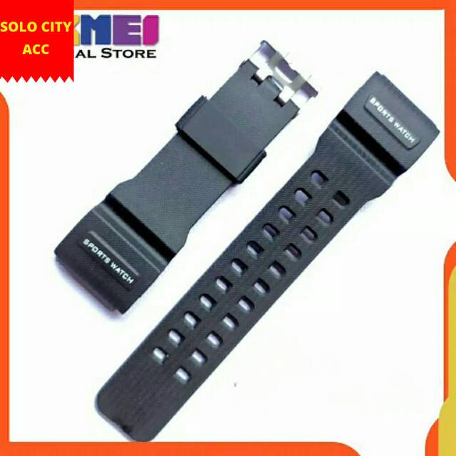 TALI JAM SKMEI 1358 RUBBER STRAP JAM SKMEI 1358 WARNA HITAM