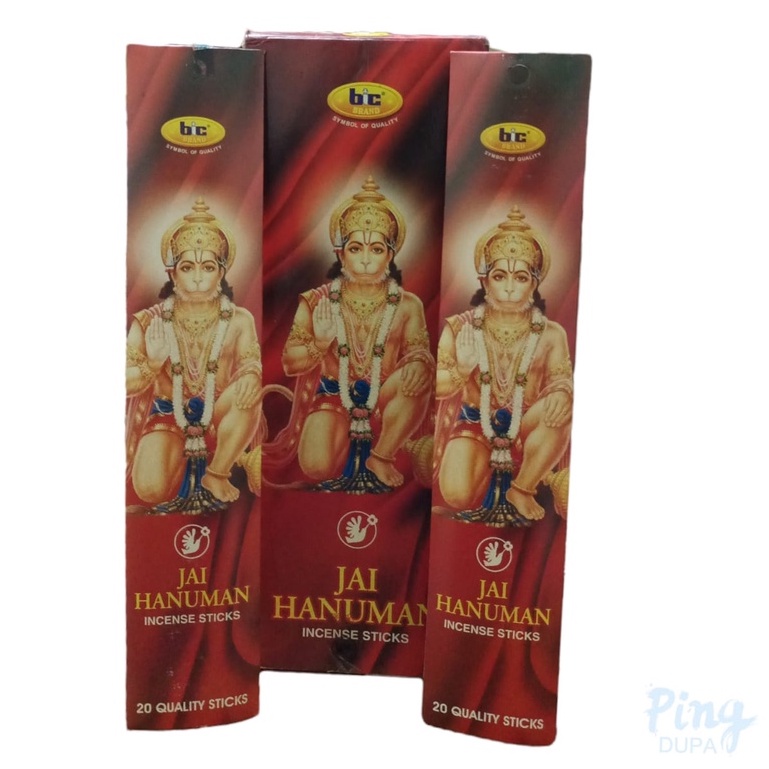 Dupa Hio Dewa Hanuman by Bic India Isi 20 Batang