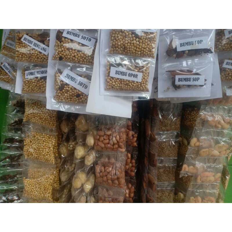 

(50G) Bumbu Rempah Racikan Dapur 5 Pc/Renteng (Sop, Soto, Semur, Opor, Gulai, Rendang)