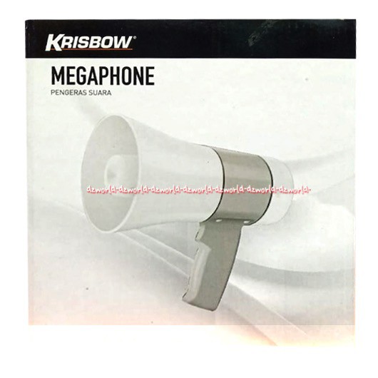 Krisbow Handy Megaphone Pengeras Suara Untuk Outdor 20w Pakai Baterai Kris Bow Mega Phone Speaker Portable Untuk Demo Acara