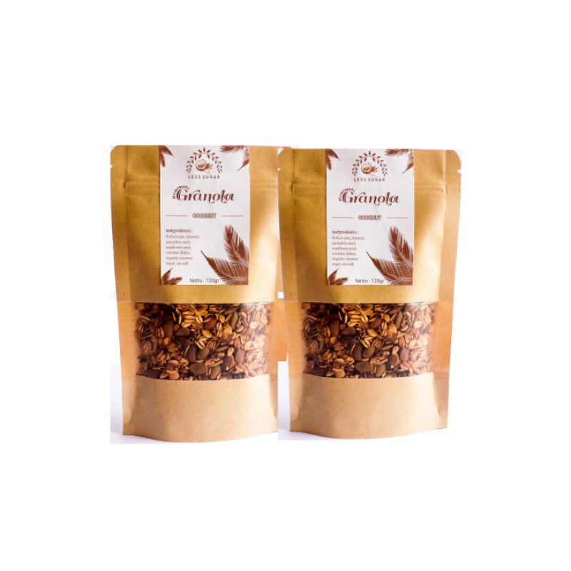 

Granola Coconut & Cinnamon Bundling - 120 gram (2pcs)