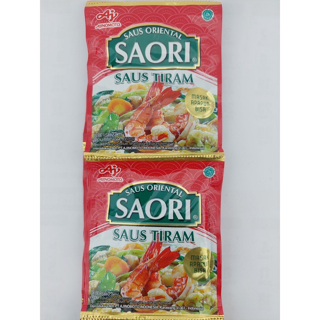 

Saori Saus Tiram 1 Renceng 5x23ml / Saus tiram Ajinomoto Termurah Promo